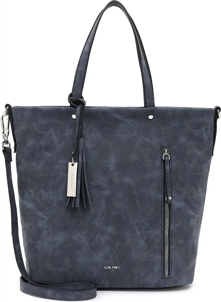 Sac bandoulière bleu marine SURI FREY Steffy en matière souple design