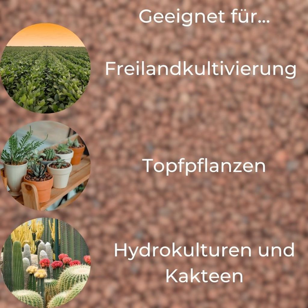 Blähton Kugeln Pflanz Granulat Ton Hydro Kultursubstrat Produktbild 4