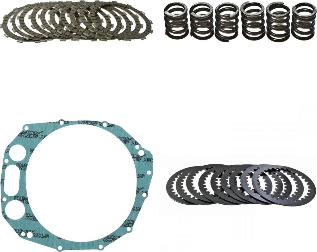 Kupplung komplett Lamellen Federn Dichtung Scheiben für Suzuki GSX 1300 RU2Z Hayabusa Baujahr 2007 von pamoto - Neu