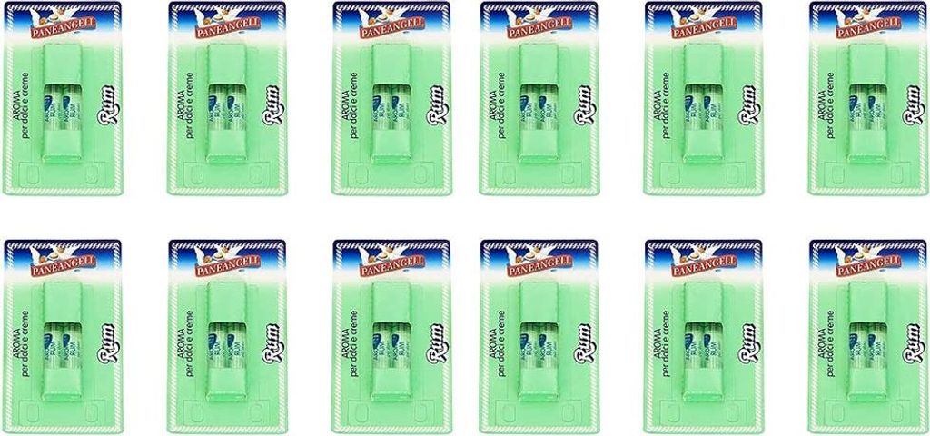 12x Paneangeli aroma Rum Rhum aroma für Kuchen & Cremes 2x 2ml