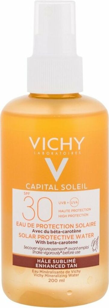 Vichy Capital Soleil, Sunscreen spray, Gesicht, Haare & Produktbild 