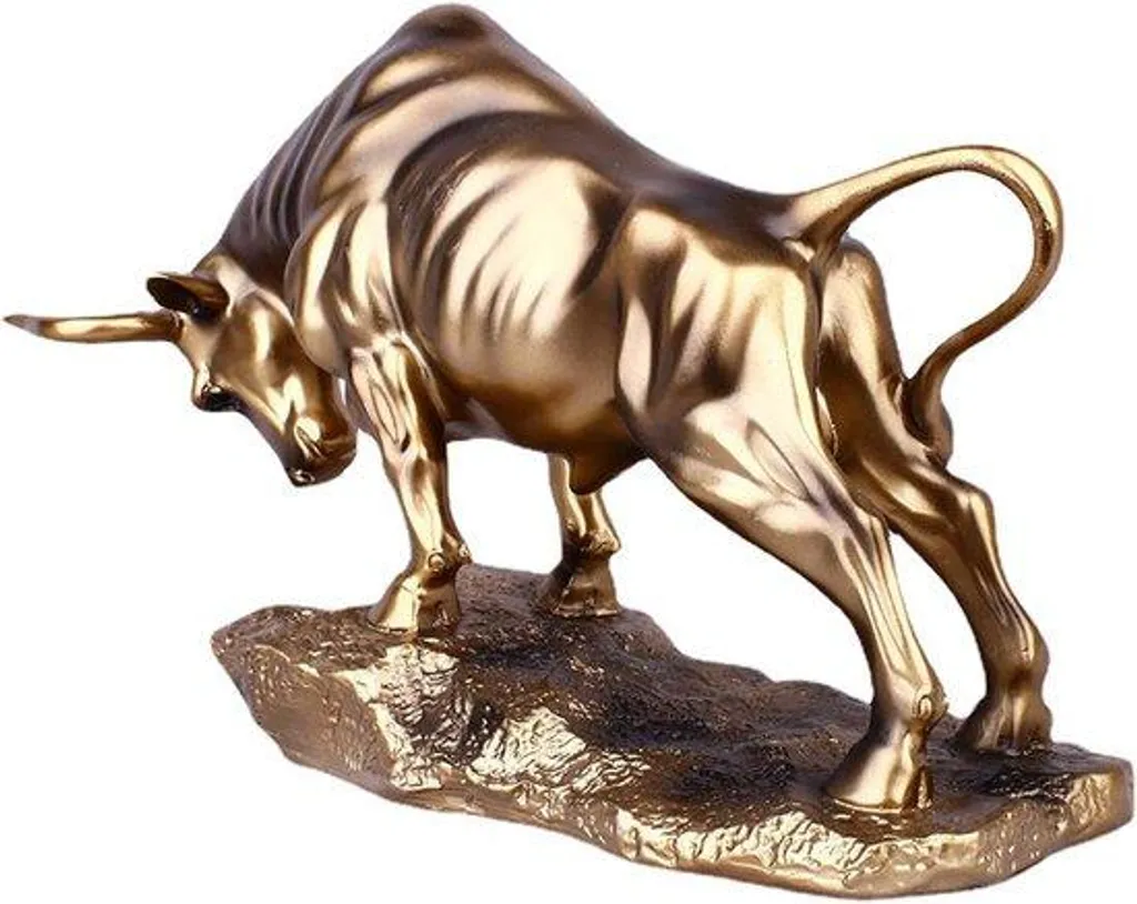 Grande sculpture brune 38x23 cm en résine - Finition artisanale mate
