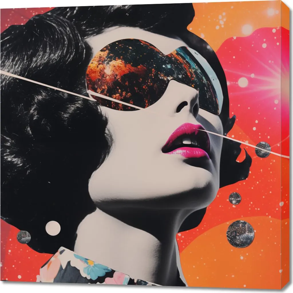 Sublimez vos Murs avec l'Image Visionnaire Galactique Carré 90x90 cm