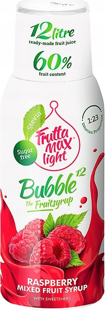 Sciroppo Fruttamax Lampone Light , 500 ml, 1 pezzo Immagine del prodotto 