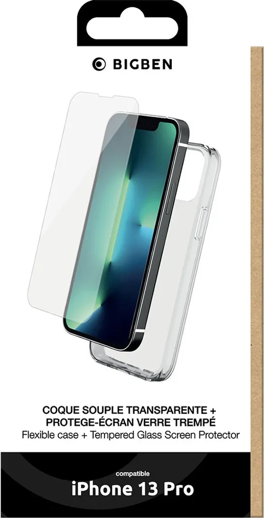 Pack Bigben Connected PACKSILIVTIP1361P Coque Silicone et Verre iPhone 13 Pro - 3
