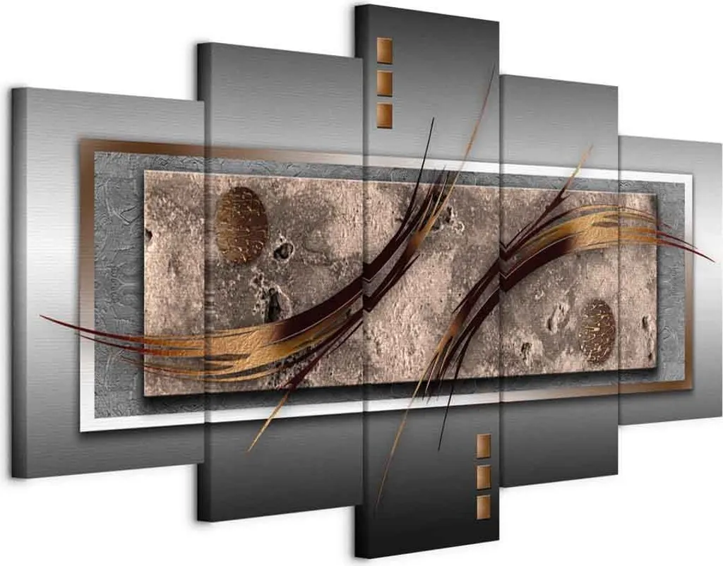 Arte Murale Moderna 225x112,5 cm | Quadro Astratto Modern Chic TNT