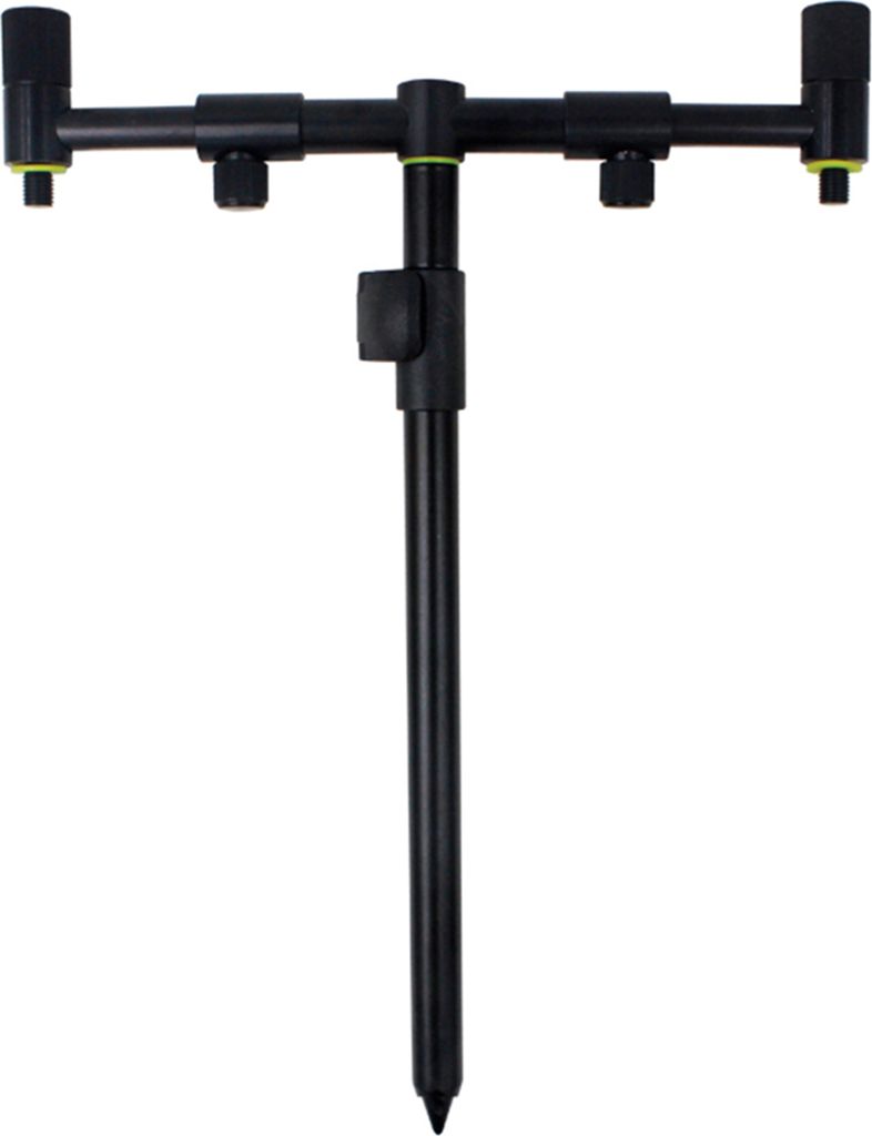 Ausziehbarer Bankstick zum Karpfenangeln, verstellbare Aluminium-Bankstick-Stangenauflage fuer Bissanzeiger