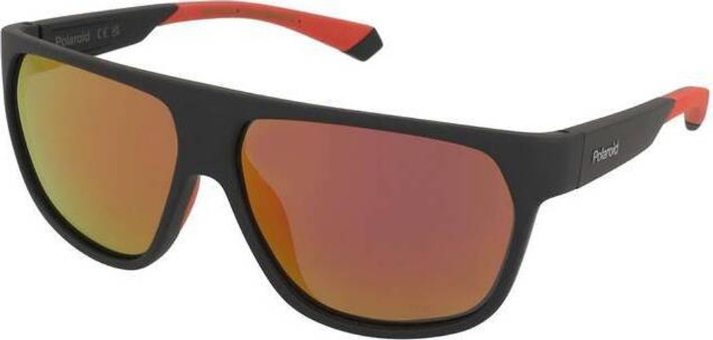 Polaroid PLD 7053/S MATTE BLACK RED/ RED POLARIZED 60/12/140 Herrenbrillen Sonnenbrillen