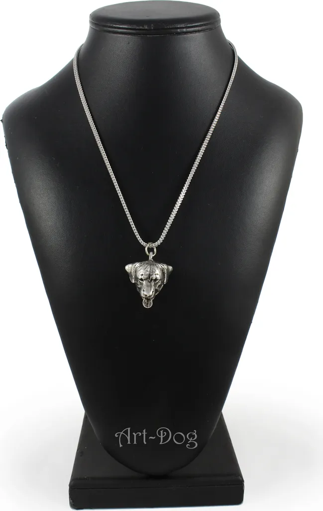 Collana Rottweiler Art-Dog | Alta Precisione in Argento e Lega ZnAl