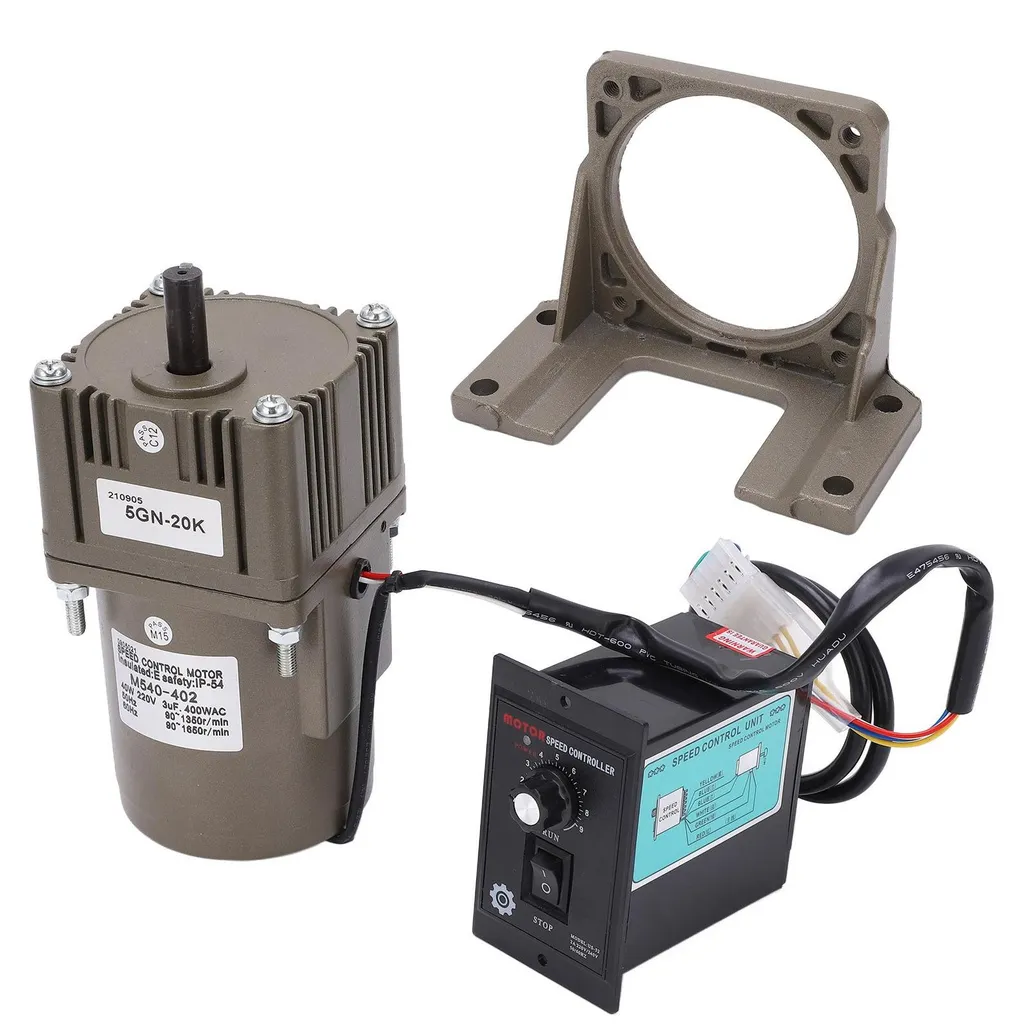 Moteur à engrenages asynchrone 40W 220V monophasé avec réduction 20K