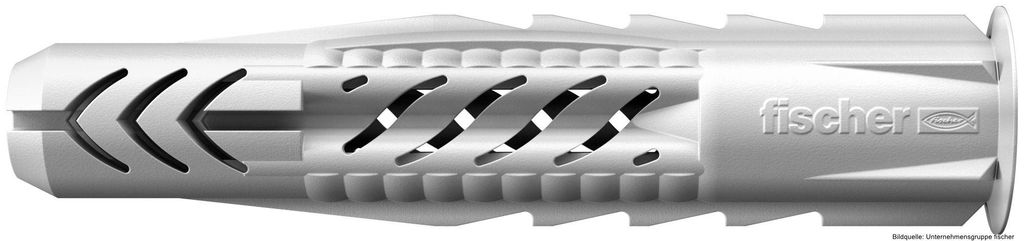 fischer Universaldübel UX 8 x 50 R mit Rand, Dose, 75 Stück Produktbild 