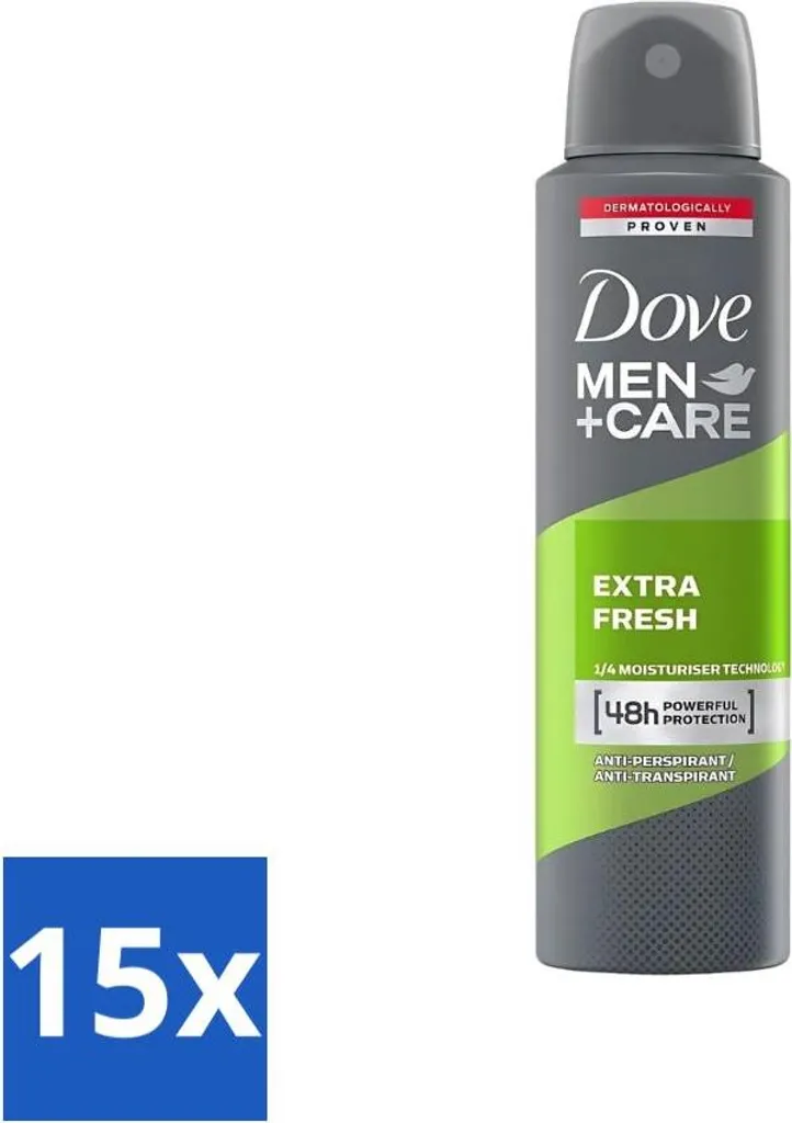 Deodorante Dove Men Care Extra Fresh 250ml | Stock 15 Pezzi Offerta