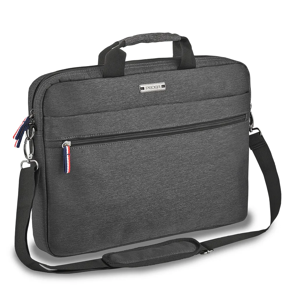 Sacoche PC 17,3" PEDEA URBAN Slim Grise - Protection Fine et Légère