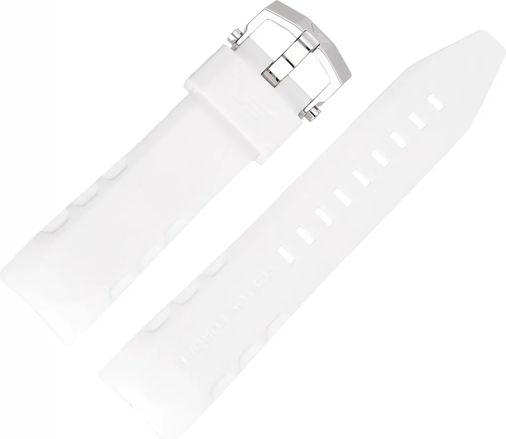Bracelet blanc Lunokhod A636 étanche en silicone pour activités nautiques