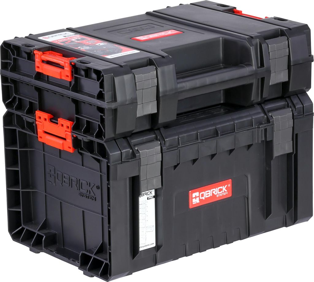 Werkzeugkasten mit Koffer für Elektrowerkzeuge Set Modular kombinierbar Garage PRO
