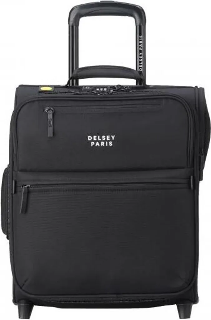 DELSEY PARIS Maubert 2.0 Valise Cabine 2 Roues 45cm Noir - Trolley 45 cm