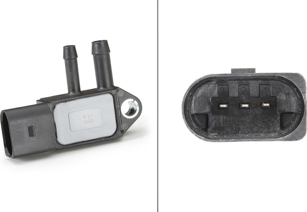 Sensor Abgasdruck geschraubt 3-polig HELLA für u.a. VW TRANSPORTER