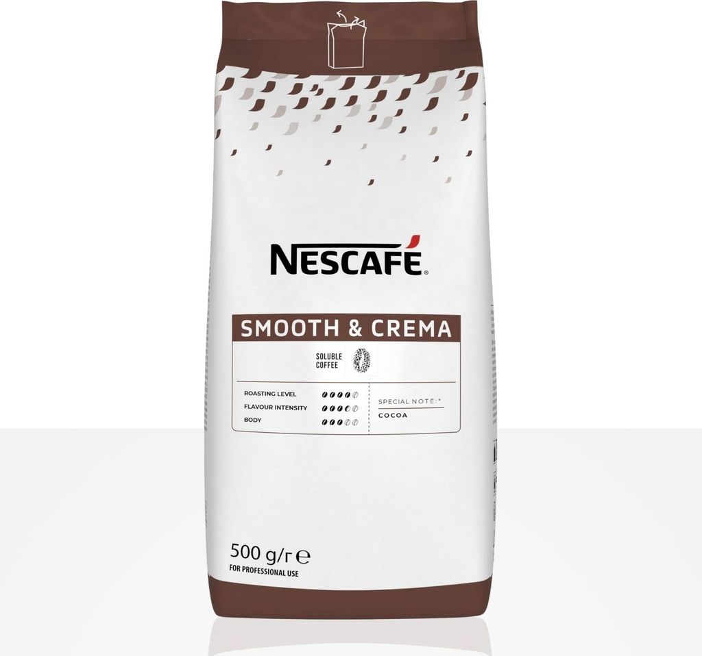 Nestle Nescafe Smooth & Crema 500g Instantkaffee, löslicher Kaffee