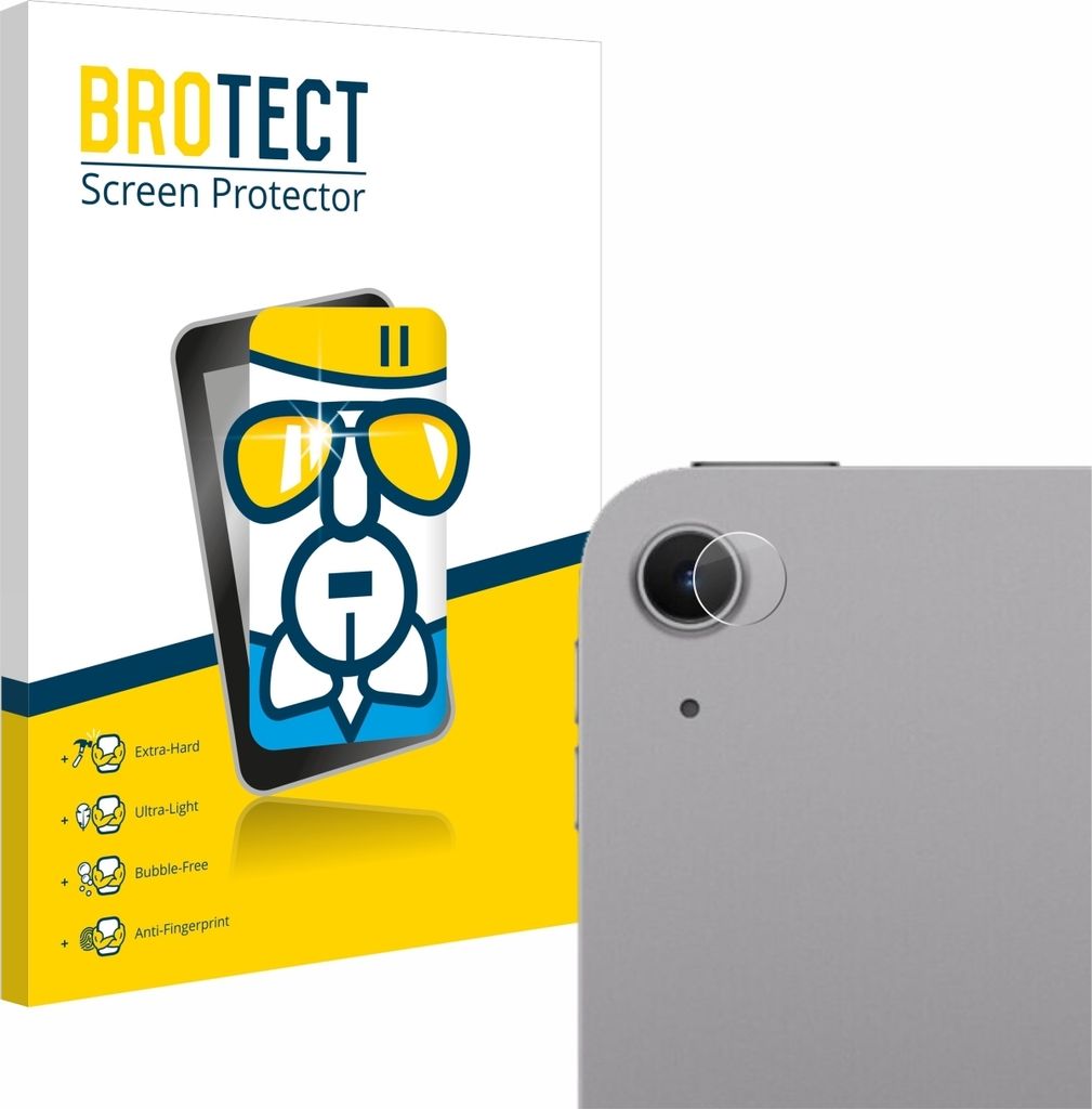 BROTECT Schutzglas für Apple iPad Air 13" M2 WiFi 2024 (NUR Kameraschutz) Schutzfolie Panzer Folie Glas Display Schutz klar