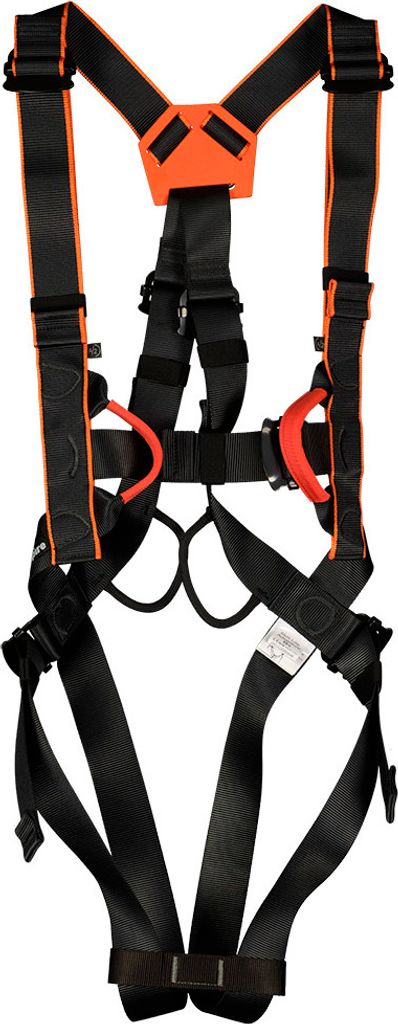 Spider Slacklines Integral Skill Lite Adventure Kompletter Gurtzeug Schwarz Schwarz One Size
