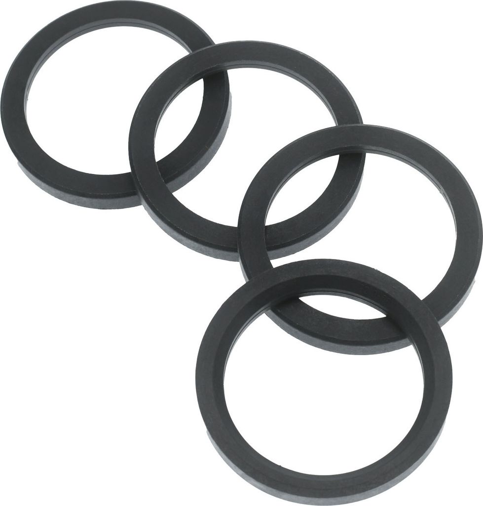 4x Zentrierringe 72,0 x 56,1 mm Dunkelgrau Felgen Ringe  Produktbild 