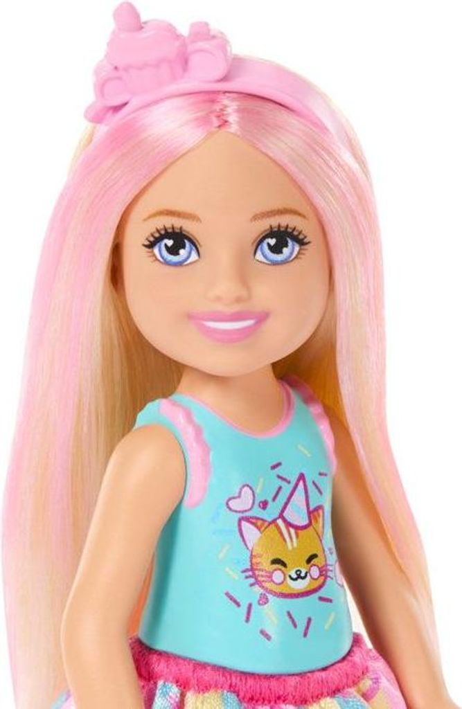 Barbie Chelsea Puppe Geburtstagsparty, JJB37, Spielzeug für Kinder, Fördert Kreativität