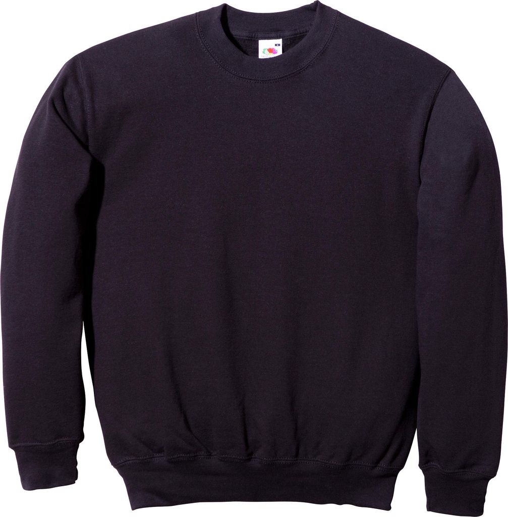 Fruit of the Loom Uni-Sweatshirt schwarz S