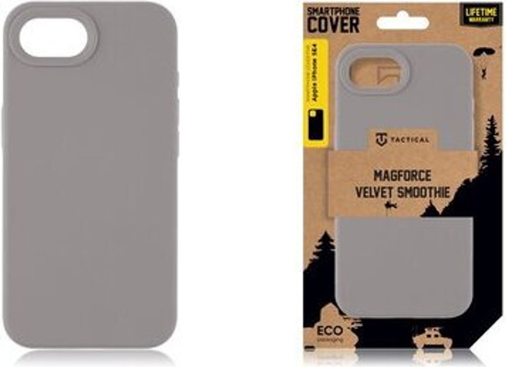 Tactical Back Cover MagForce Velvet Smoothie iPhone 16e foggy