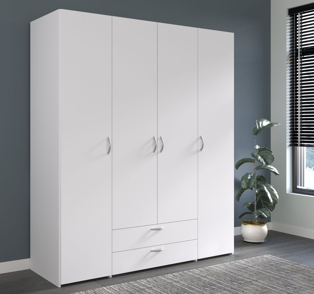 Parisot DAILY 1 Kleiderschrank, 4-türig Produktbild 