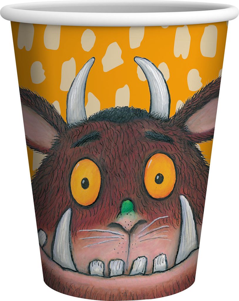 Der Grüffelo 250 ml 8er Papierbecher für Kindergeburtstag Produktbild 
