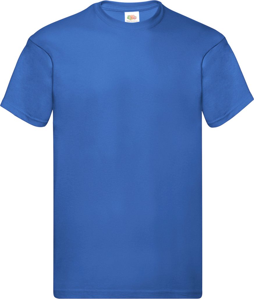 Screen Stars Fruit Of The Loom Original Herren T-Shirt, Kurzarm PC124 (S) (Königsblau)