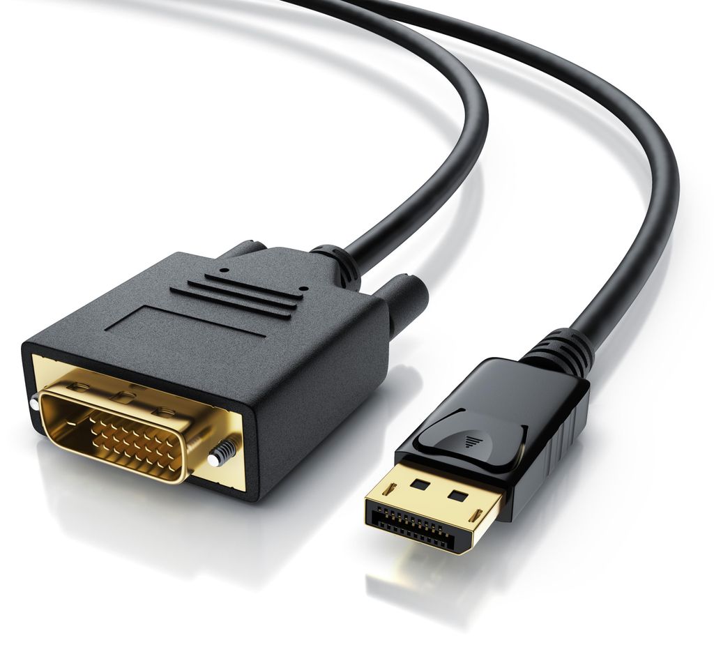 Cable de video DisplayPort de CSL, 20 pines, compatible con Imagen del producto 
