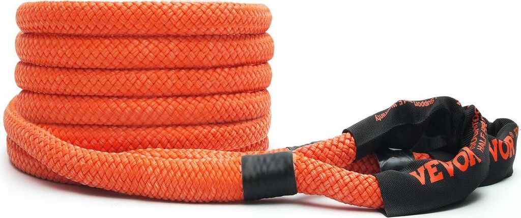 7/8" x 20' Kinetic Recovery Tow Rope 30,580 lbs, Heavy-Duty Off Road Snatch Strap, Extreme Duty 30% Elasticity Energy Snatch Strap for Jeep Car Tru...