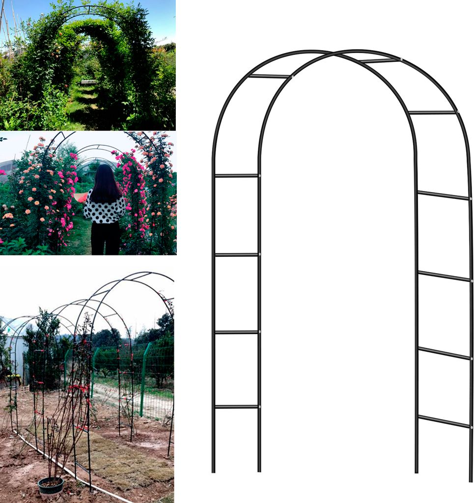 Speed rose arch 240x140x38cm kovová pergola pro šplhání / Obrázek produktu 4