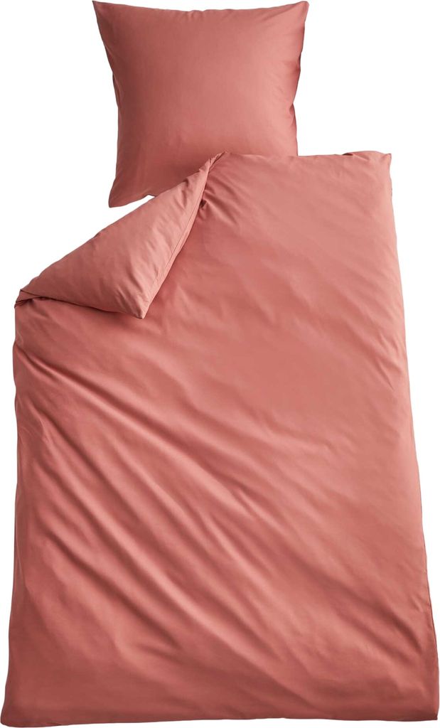 Bettwäsche Set Microsatin »Berlin« BxL 135x200 cm Altrosa Produktbild