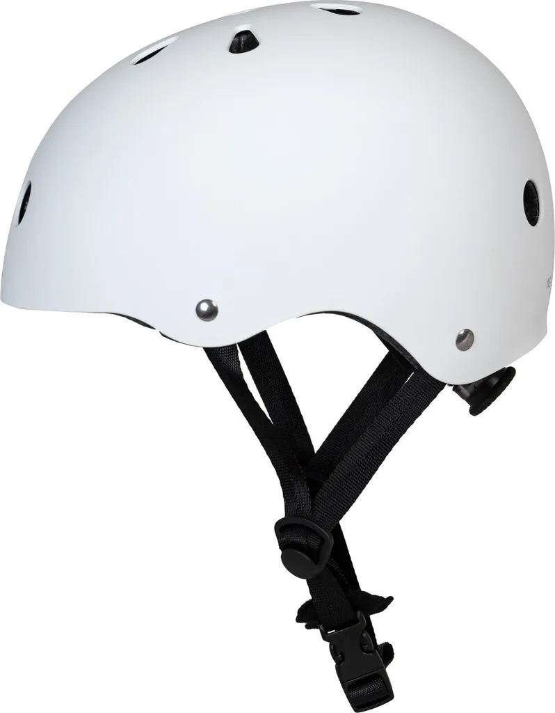 Powerslide Casque Allround Adventure Basic White pour Roller et Vélo 48-54