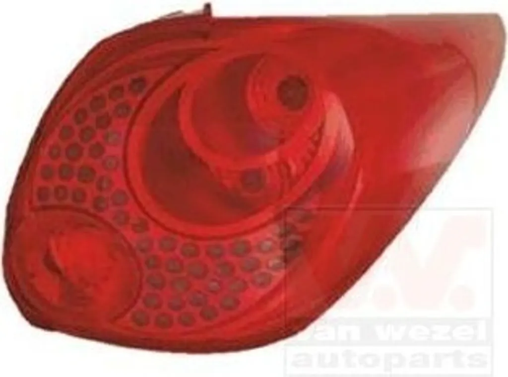Bloc optique arrière droit avec platine pour voiture Peugeot 207 SW SW
