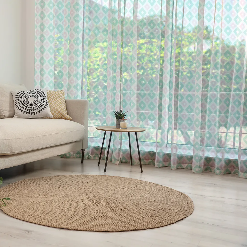 Arazzo Da Parete Terme Giardino Mente | 140x230 Cm Microfibra | Verde Rosa Per Camera Da Letto