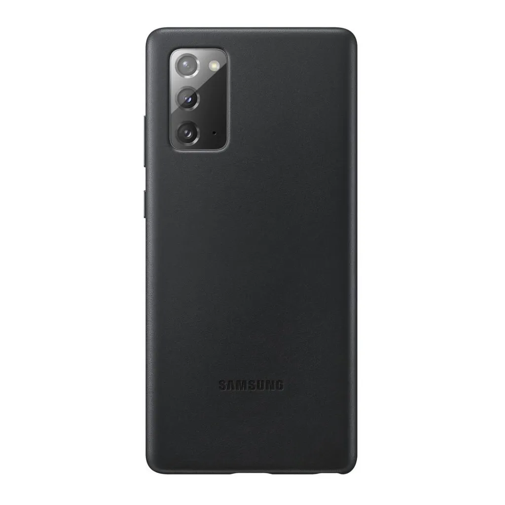 Custodia Samsung Note 20 EF-VN980 Vera Pelle Nero - Originale