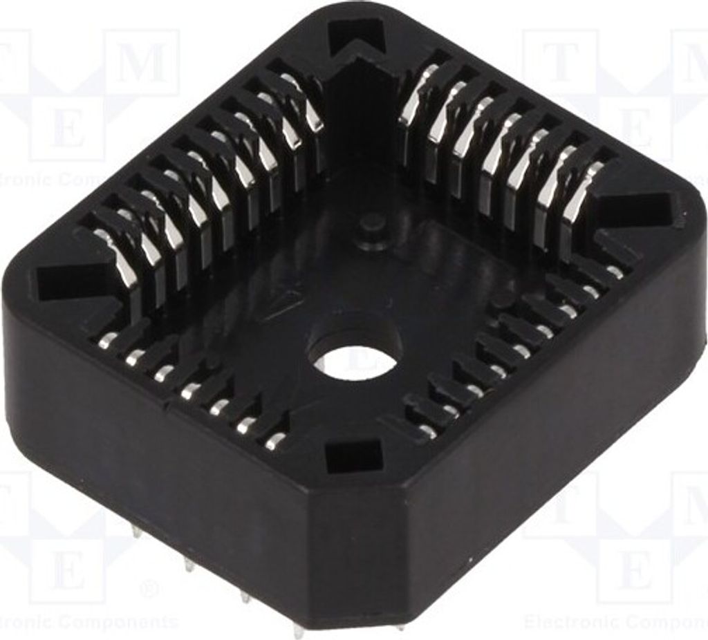 2x Sockel: PLCC THT PLCC 32 PLCC Sockel Phosphorbronze PIN: 32 verzinnt 1A