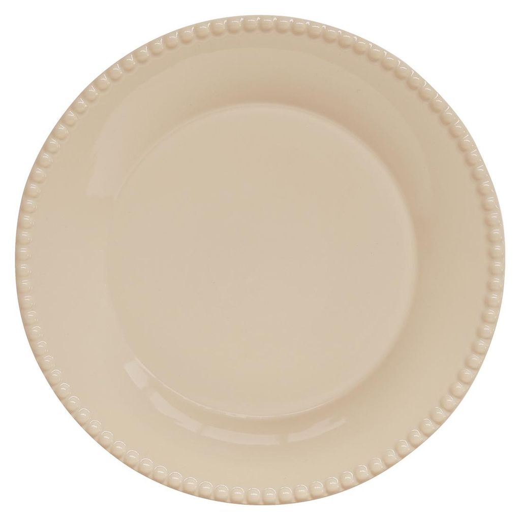 Speiseteller TIFFANY BEIGE creme rund D. 26cm aus Porzellan Produktbild 