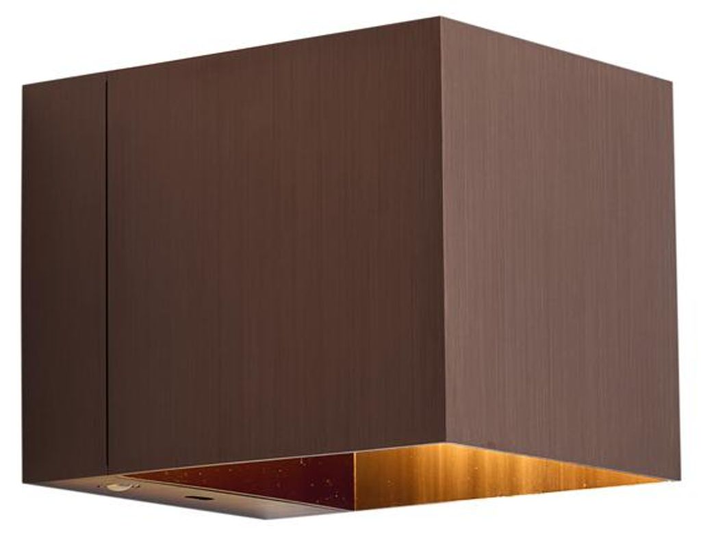 Moderne Wandleuchte DunkelBronze inkl LED und Touch Dimmer Wiederaufladbar Joris