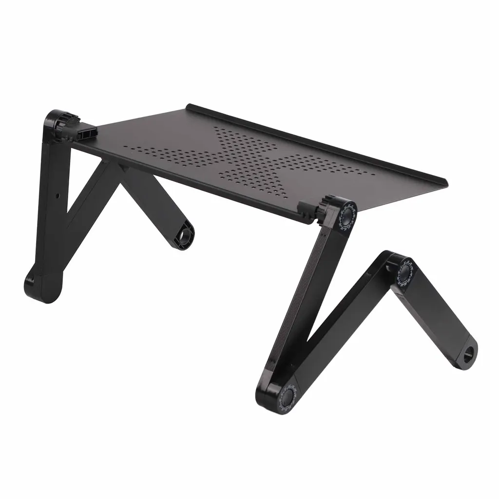 Support PC portable avec ventilateur USB et plateau inclinable stable