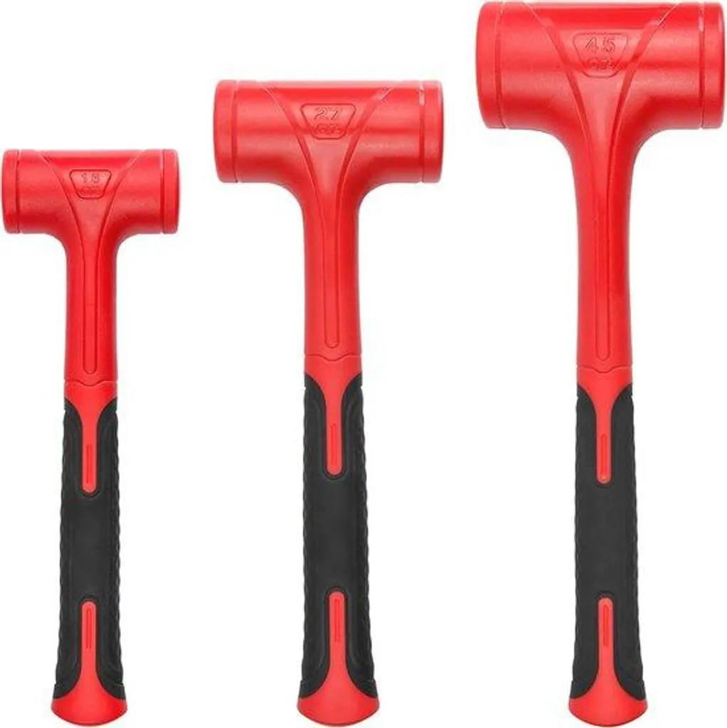 Marteaux carrelage anti-casse pour éviter fissures et chocs, lot de 3