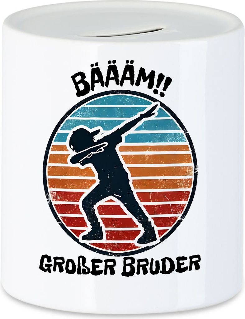 Bääm! Großer Bruder Spardose Ankündigung Dab Geburt Nachwuchs Schwangerschaft