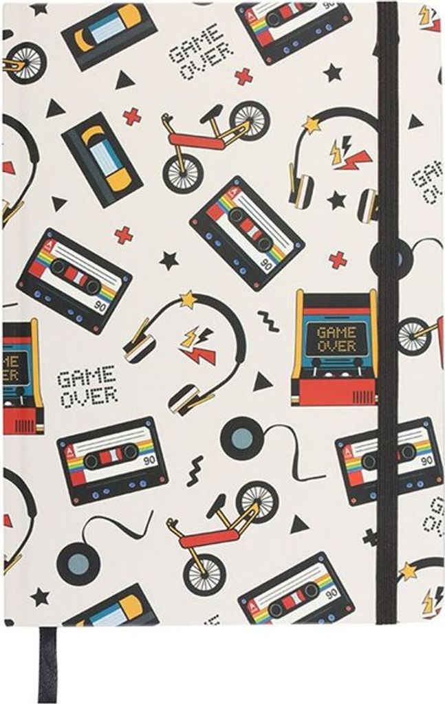 Something Different - "80s" Retro-Notizbuch, A5 SD10427 (Einheitsgröße) (Bunt)