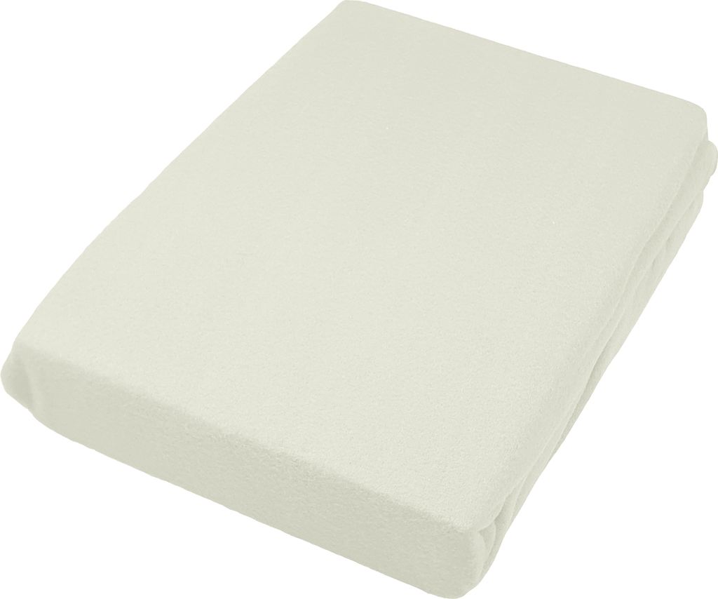 Thermo Fleece Spannbettlaken 140x200/150x200 cm in Weiss