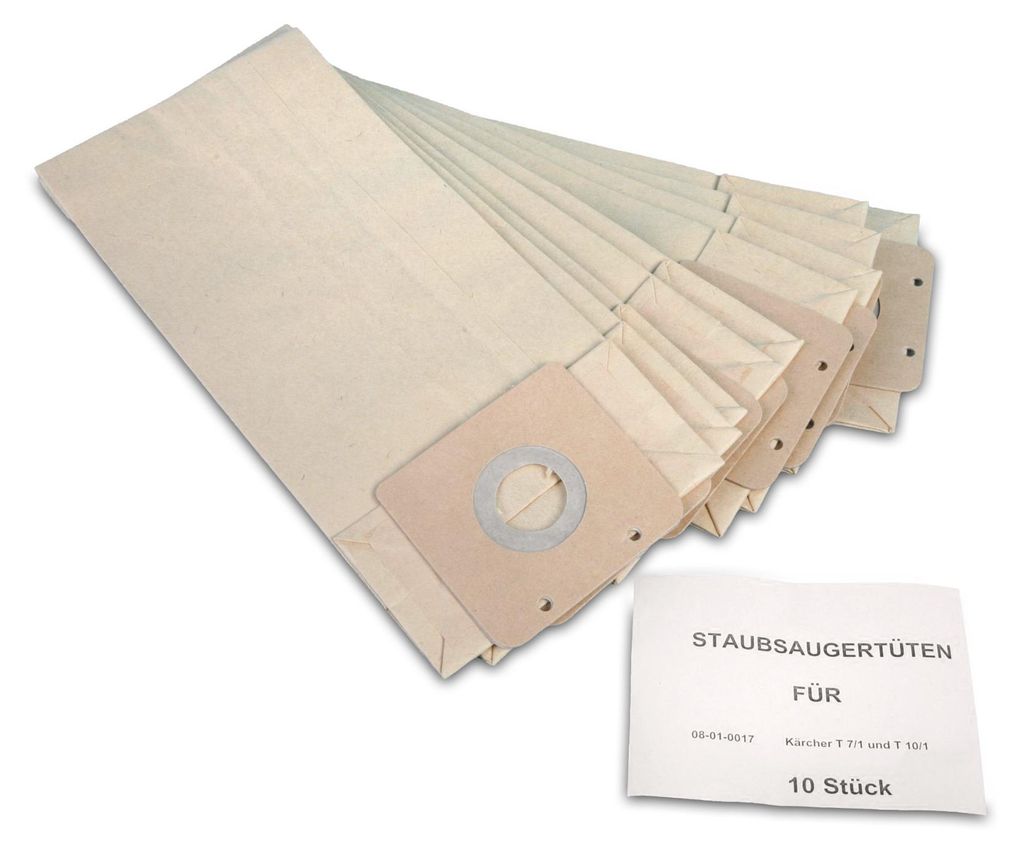 10 Staubsaugerbeutel passend für Kärcher T7/1, T9/1, T10/1 Produktbild 