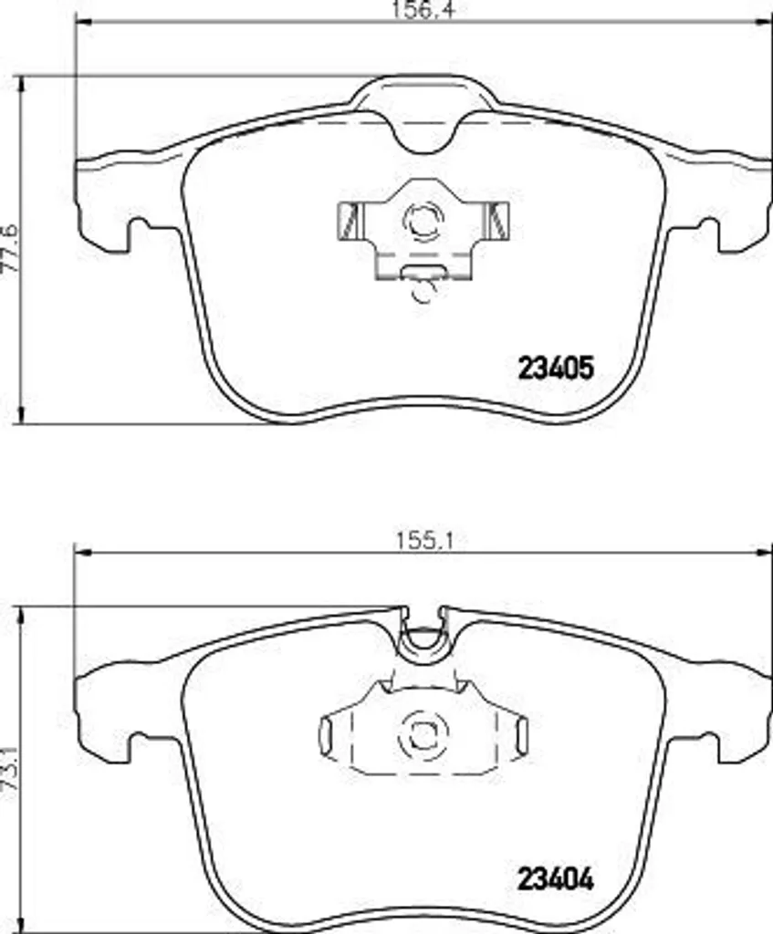 Stop bruits de freinage : Plaquettes HELLA 1604138 pour Opel Vectra C
