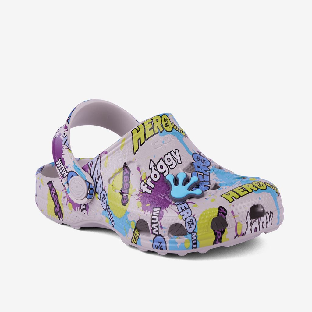 Coqui LITTLE FROG Junior STONE HERO SPLASH + AMULET Sandalen 29/30